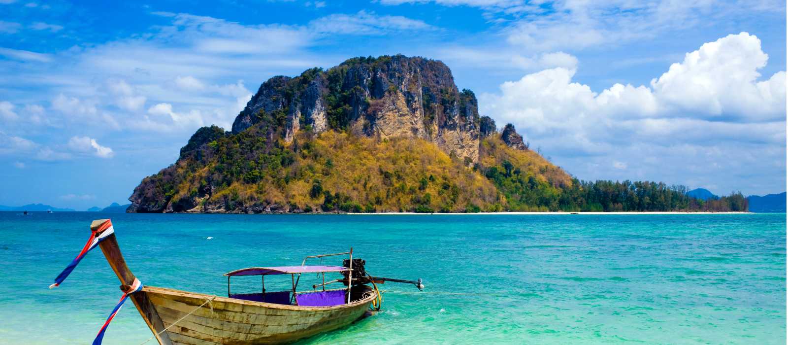 A traditional longtail boat, southern Thailand