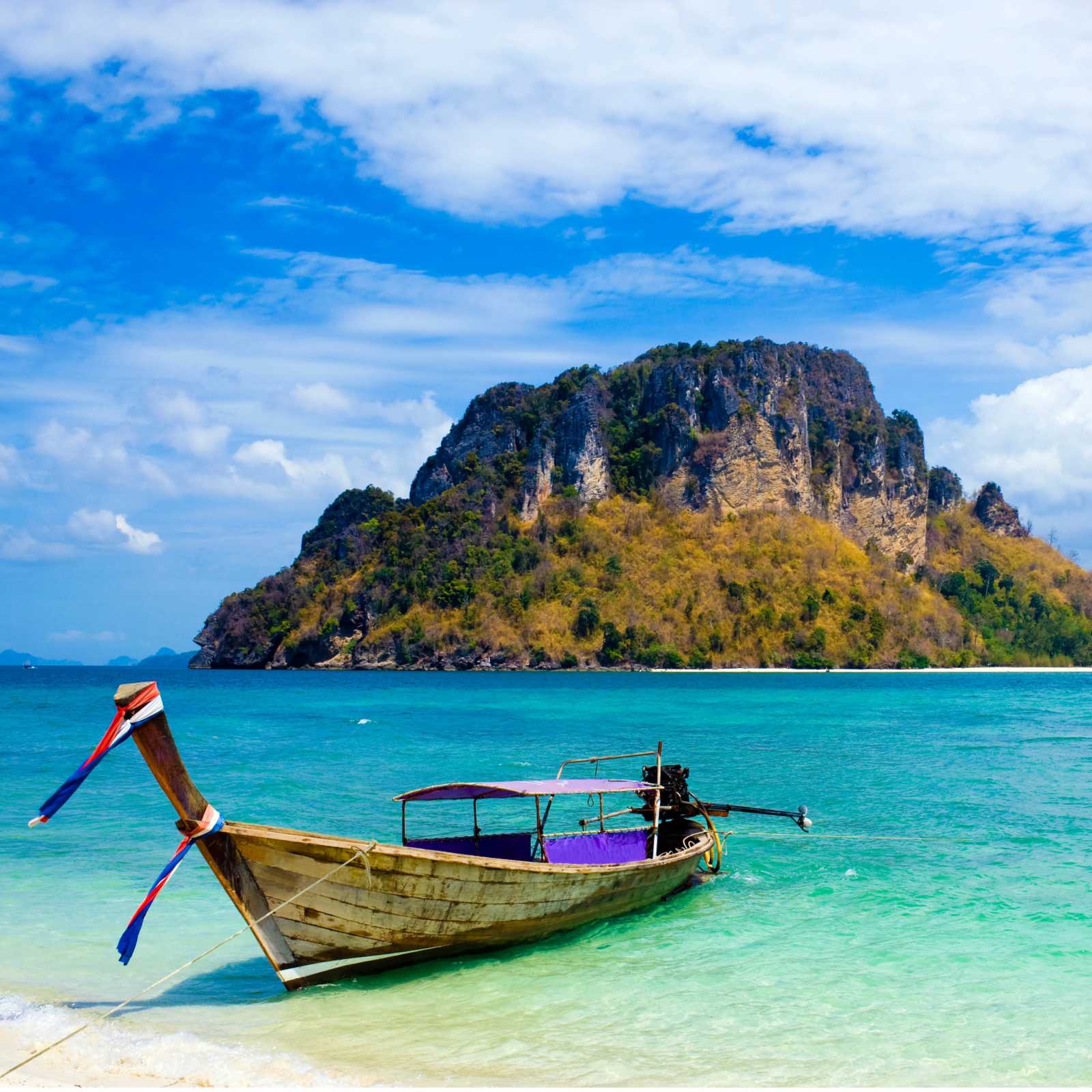 A traditional longtail boat, southern Thailand