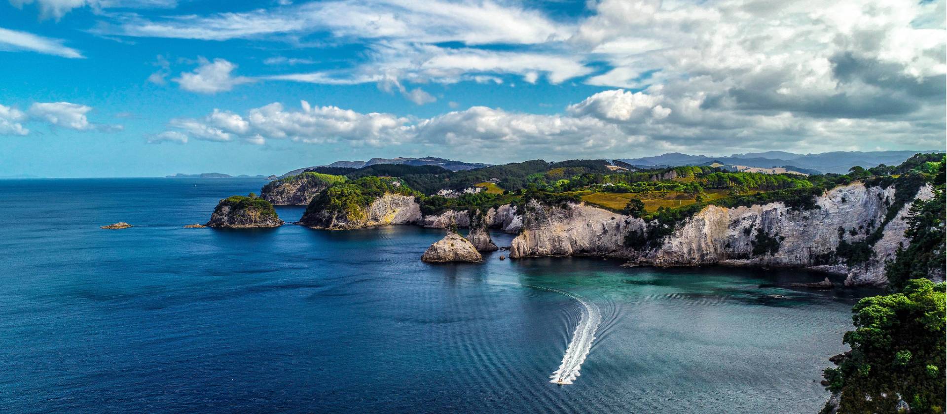 The carved out Coromandel Coastline
