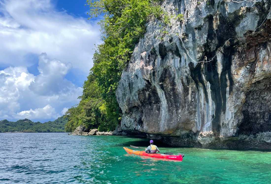 Kayaking the serene waters of Palau |  Toby Story