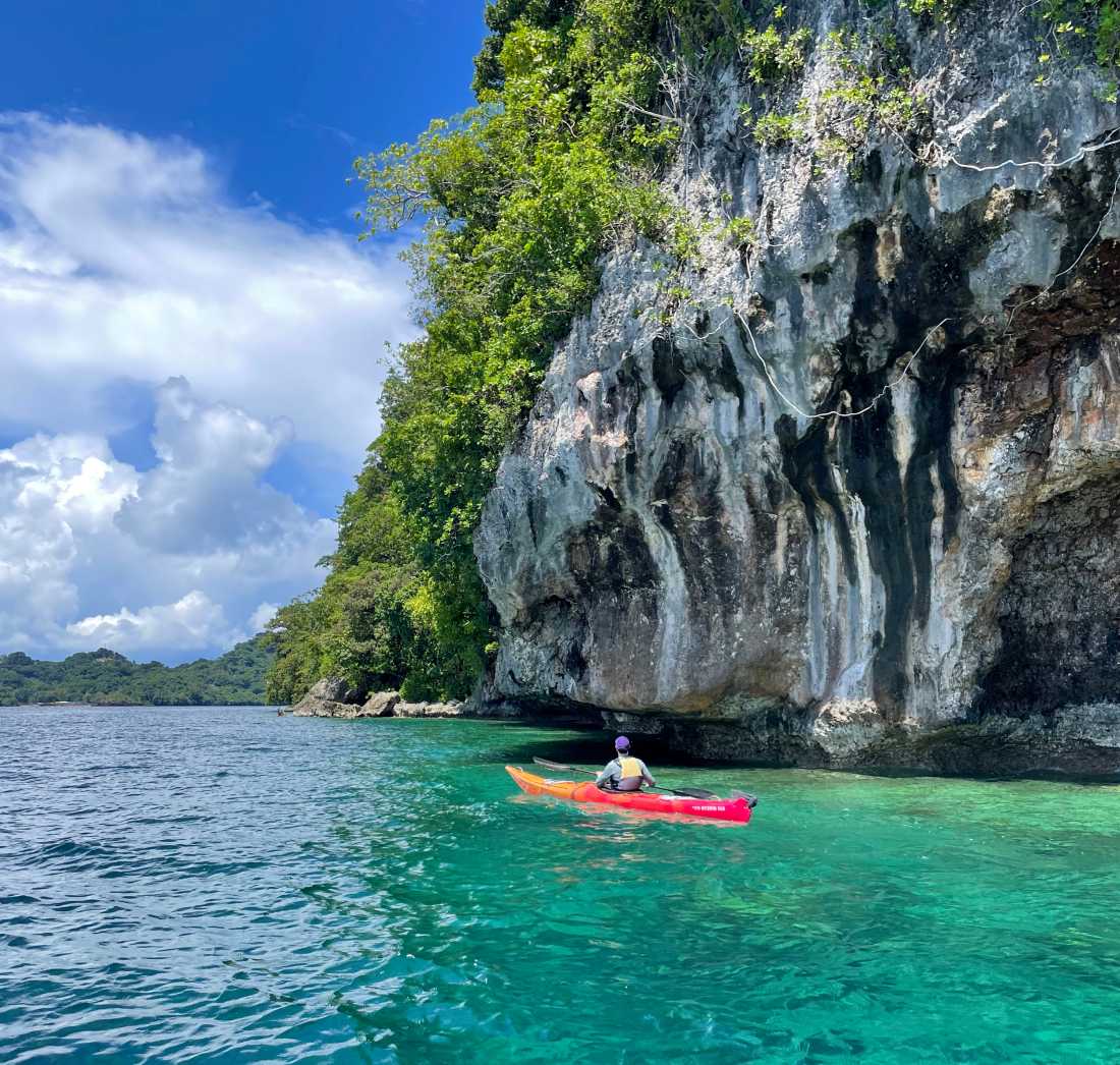 Kayaking the serene waters of Palau |  Toby Story