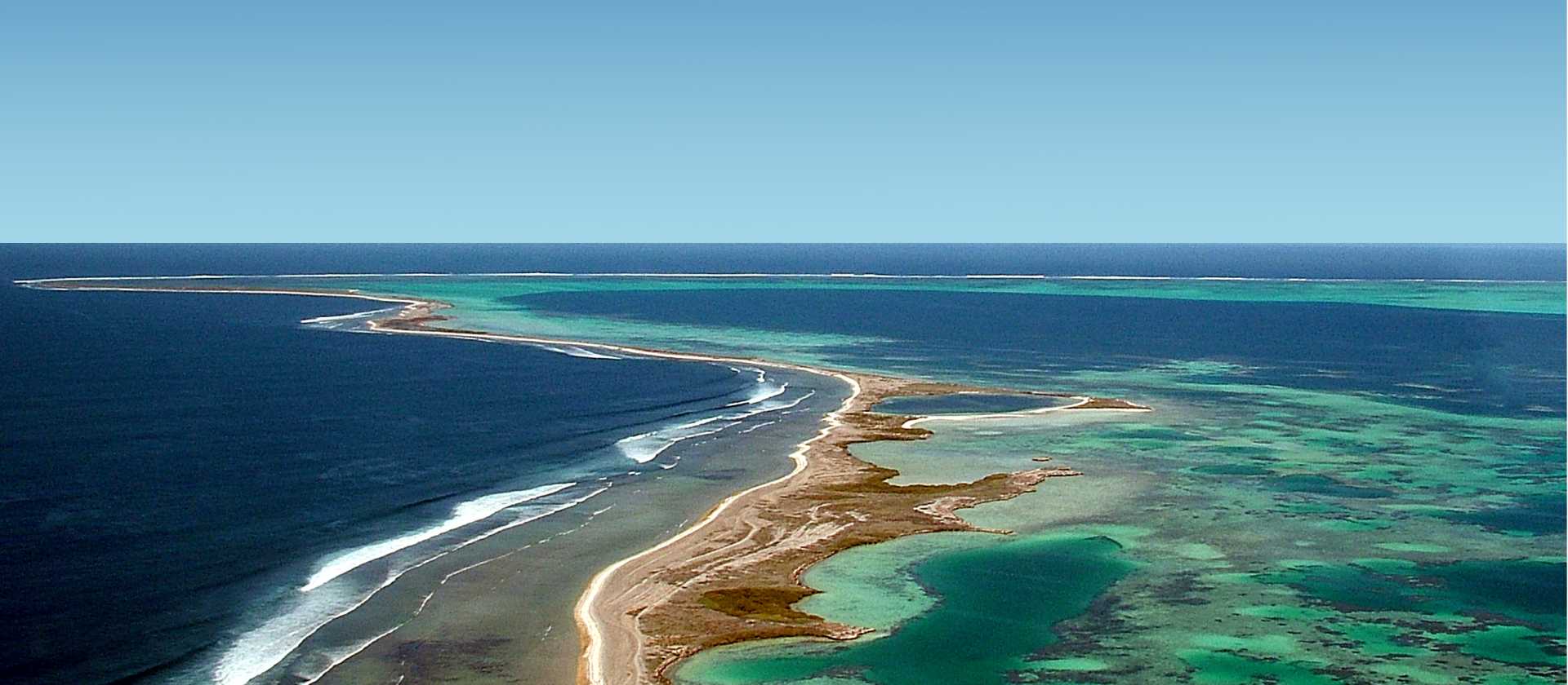 Aerial view of the Abrolhos Islands | Australia's Coral Coast