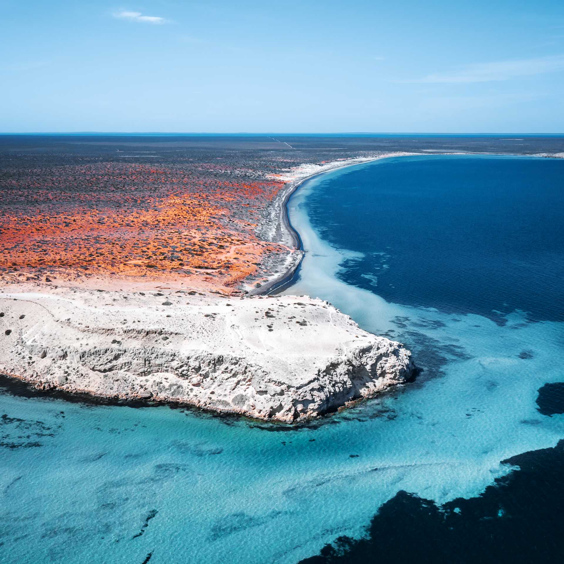 The turquoise waters of Eagle Bluff, Shark Bay | Tourism Western Australia