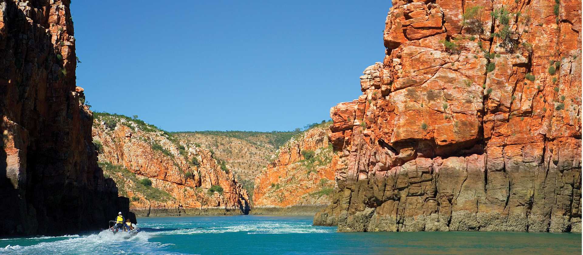 Gap with horizontal waterfall, Talbot Bay, near Buccaneer Archipelago | Peter Walton