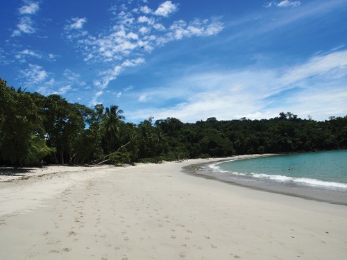 Pristine beach in Manuel Antonio national park, Costa Rica - <i>Photo: Sophie Panton</i>