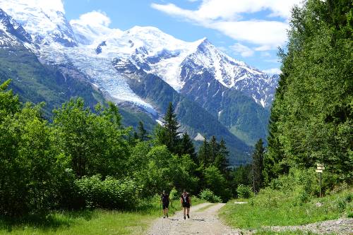 Walking in the Mont Blanc region - <i>Photo: Erin Williams</i>