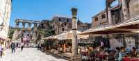 Walk around Roman ruins in Split, Croatia