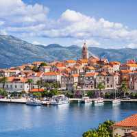 Charming town of Korcula in Croatia