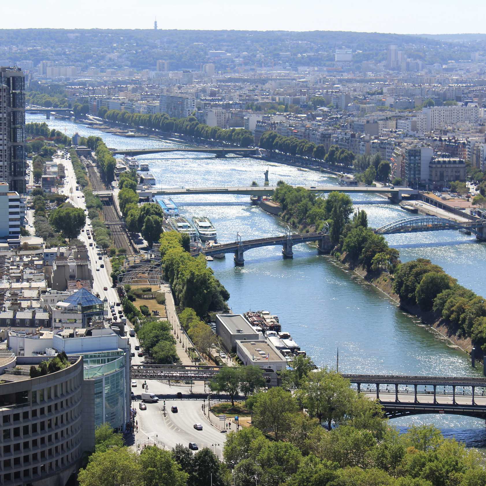 River Seine from Eiffel Tower | Philip Wyndham