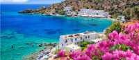 Spectacular coastal views over Loutro in Crete
