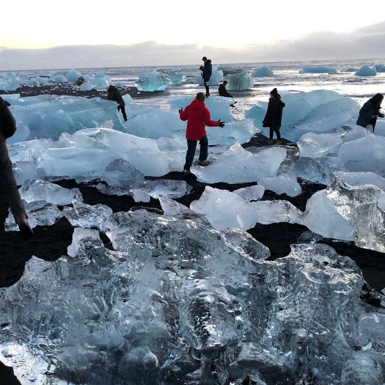 Discovering the icebergs on Diamond Beach | Kate Baker