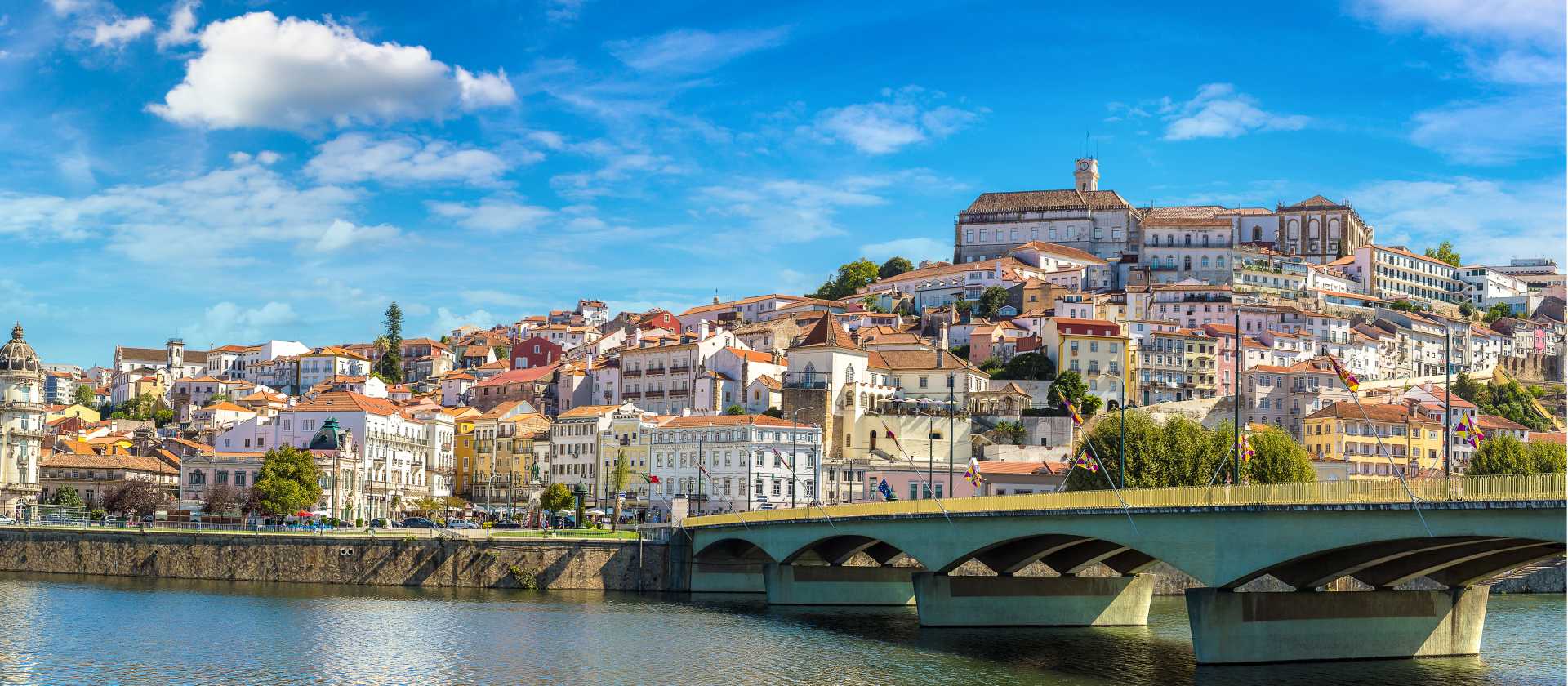 Beautiful old city of Coimbra in Portugal