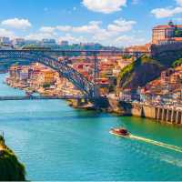 View of Porto and its famous bridge