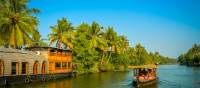 Cruise the stunning Kerala Backwaters in comfort