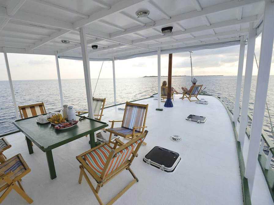Relax onboard our trips in the Maldives