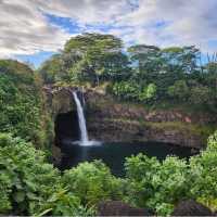 Rainbow Falls on Hilo, Big Island of Hawaii