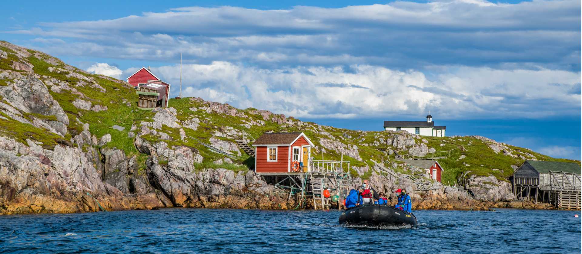 Landing by Zodiac in one of Newfoundland’s remote harbours | Andre Gallant