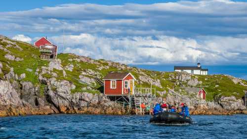 Landing by Zodiac in one of Newfoundland’s remote harbours | Andre Gallant