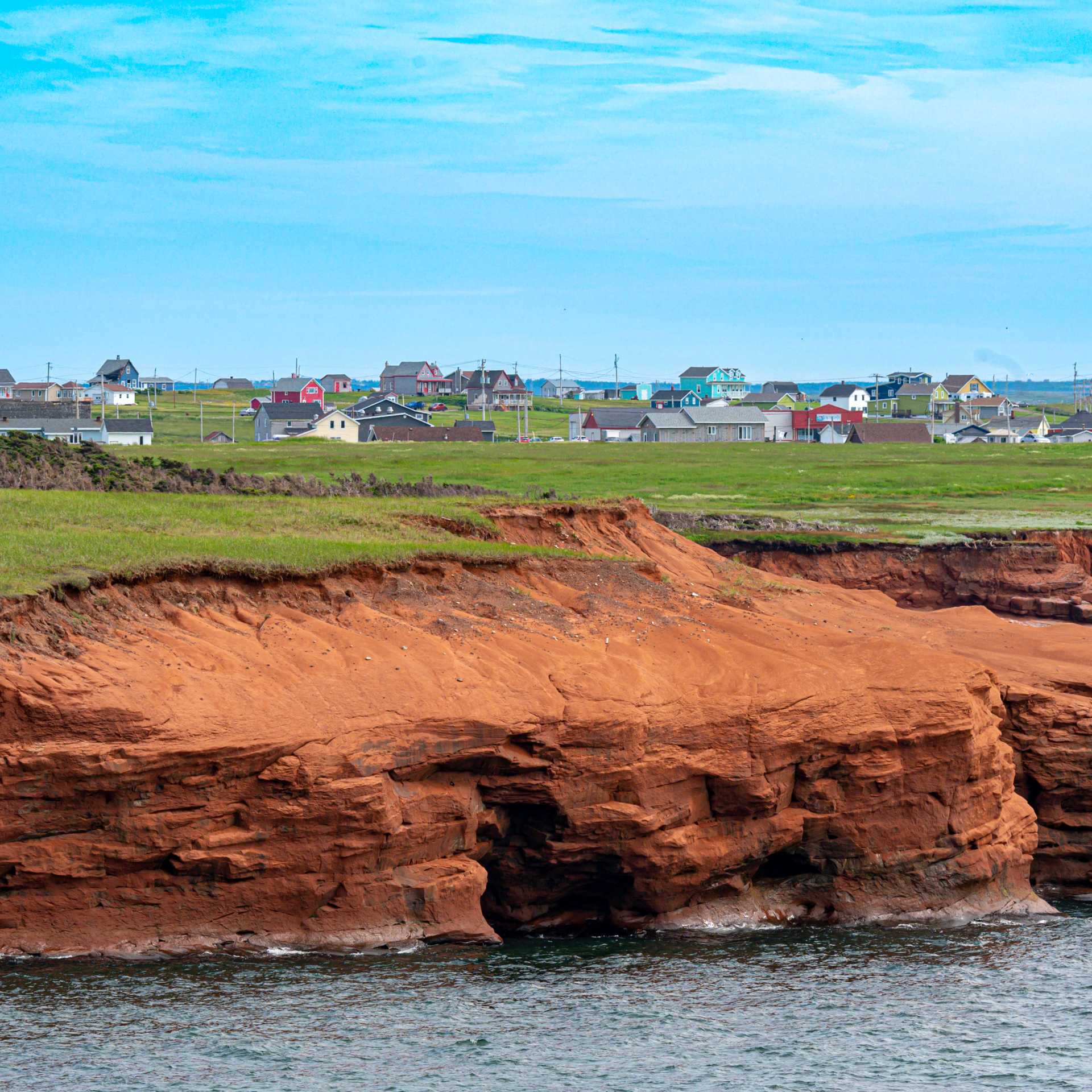 Red Cliffs of the Îles-de-la-Madeleine | Dennis Minty