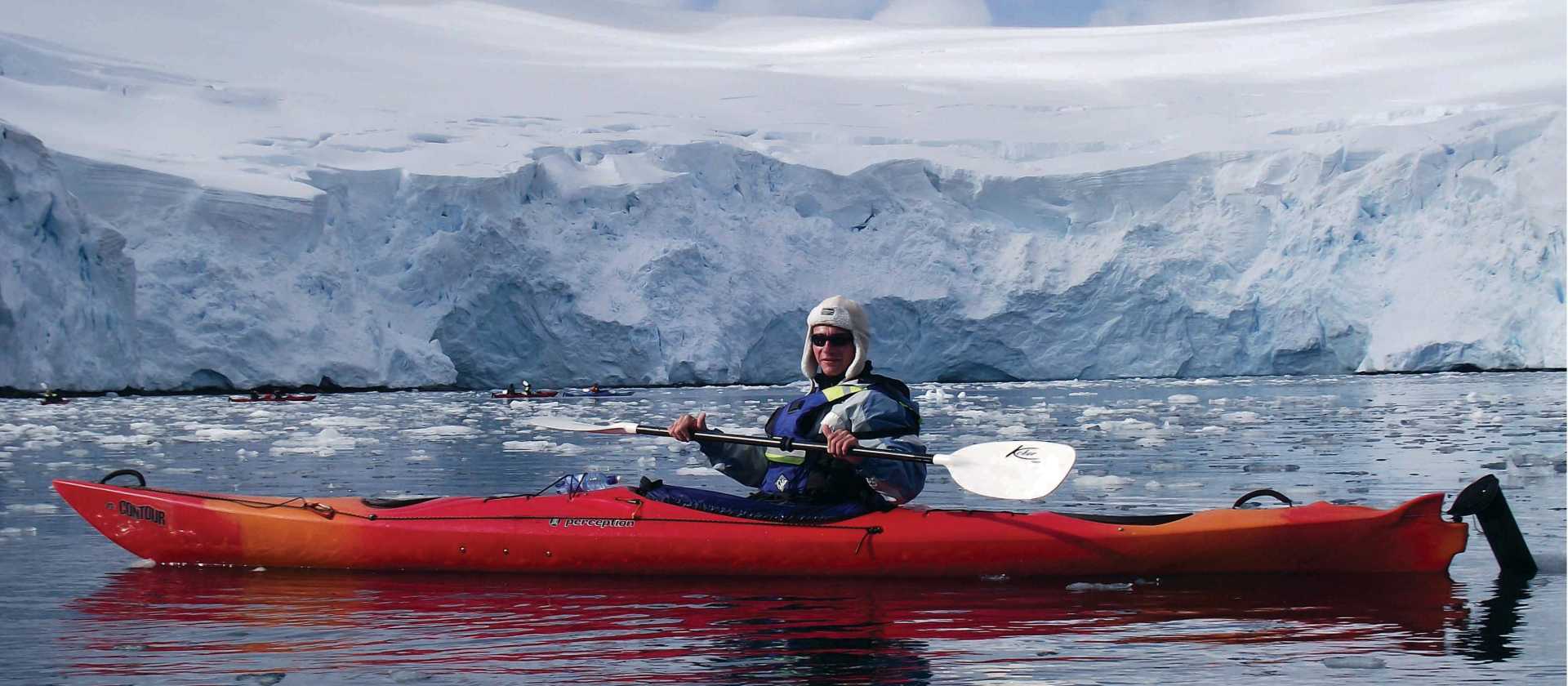Kayaking in Antarctica