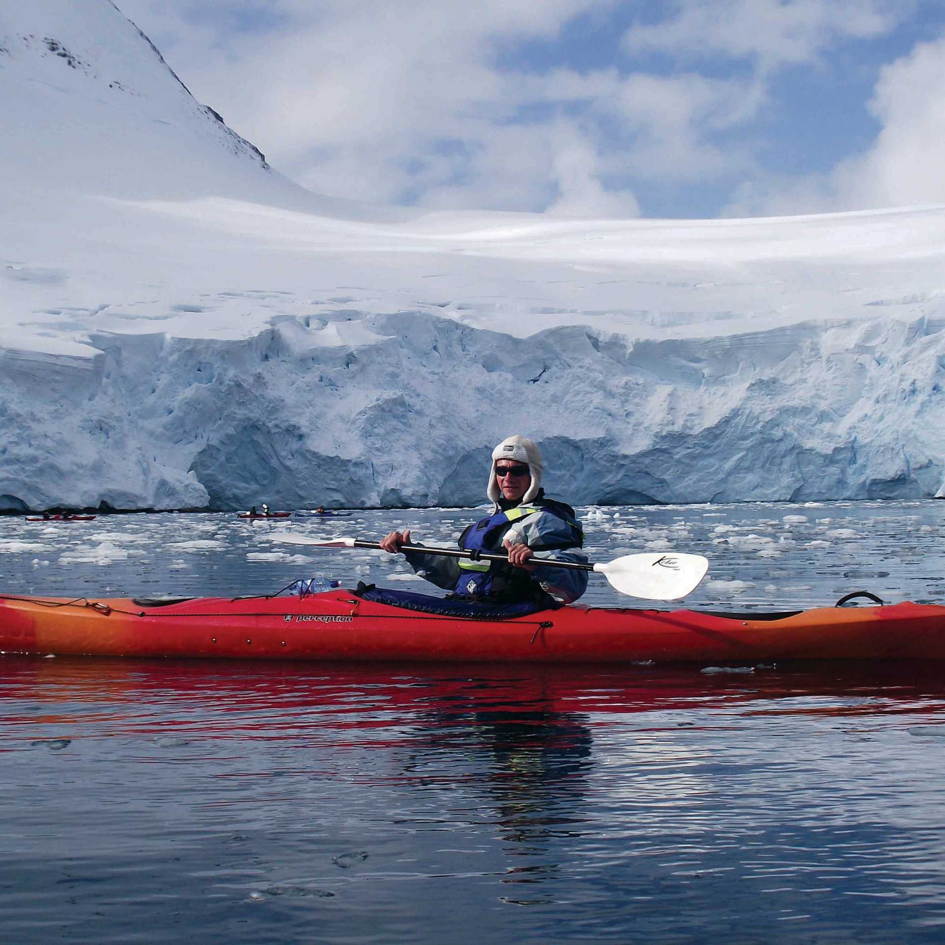 Kayaking in Antarctica