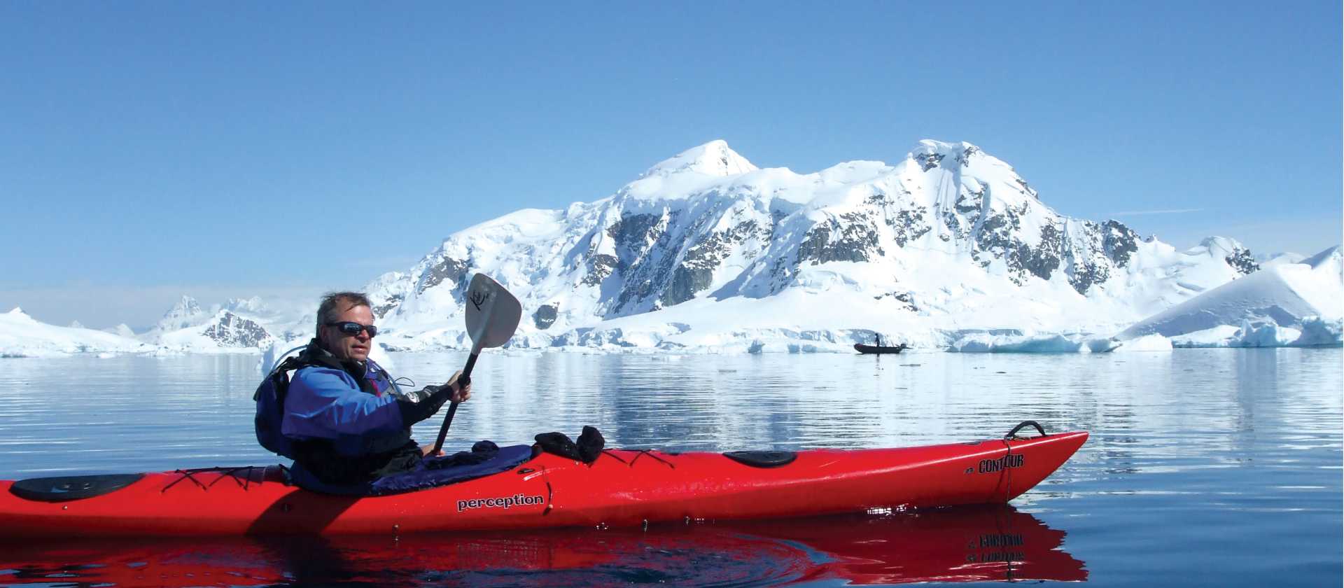 Kayaking through the pristine Antarctic waters | Caroline Mongrain
