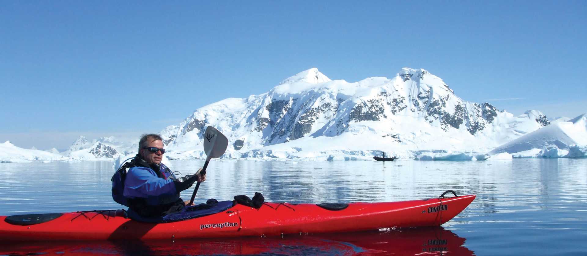 Kayaking through the pristine Antarctic waters | Caroline Mongrain