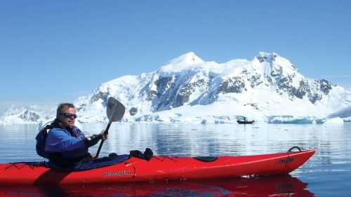 Kayaking through the pristine Antarctic waters | Caroline Mongrain