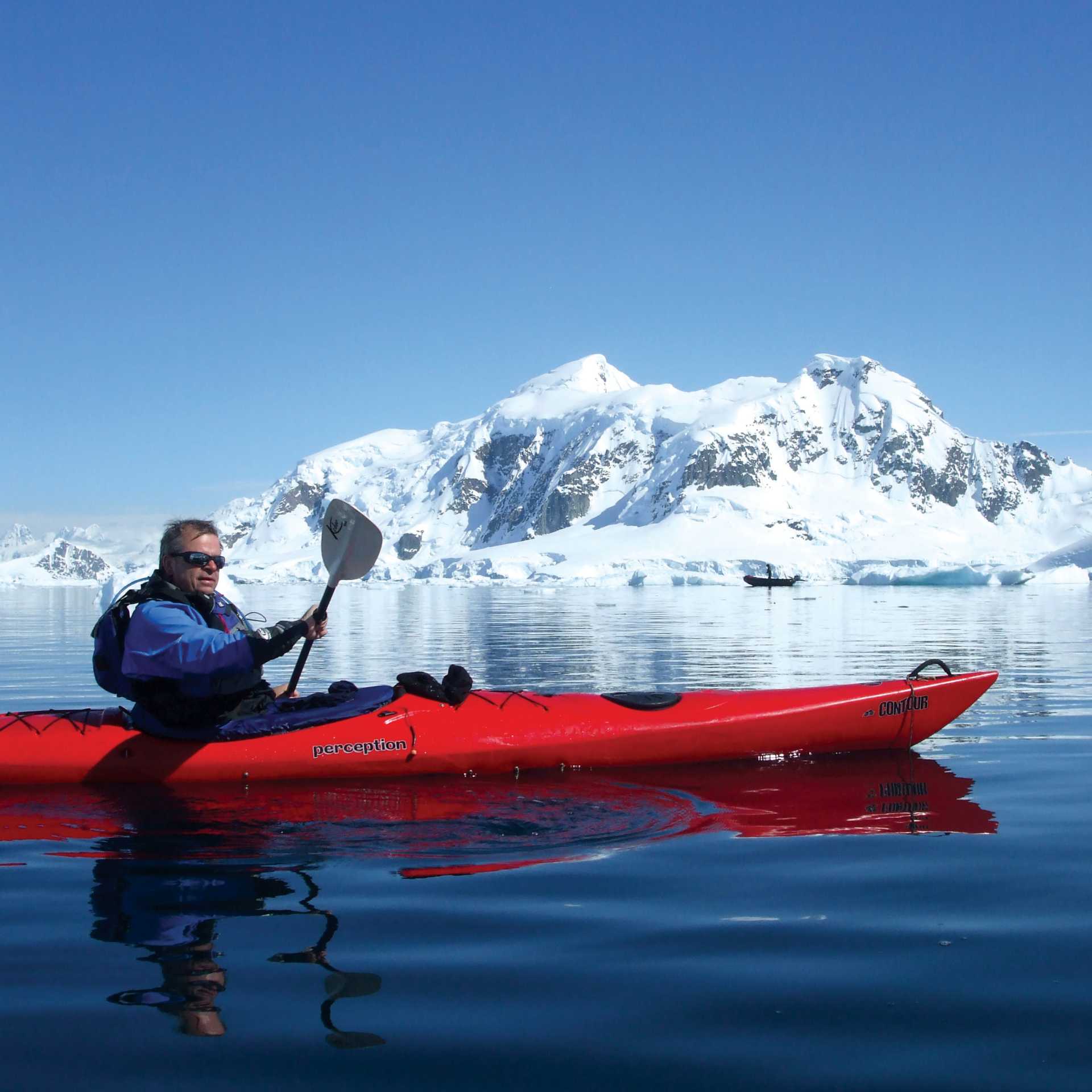 Kayaking through the pristine Antarctic waters | Caroline Mongrain