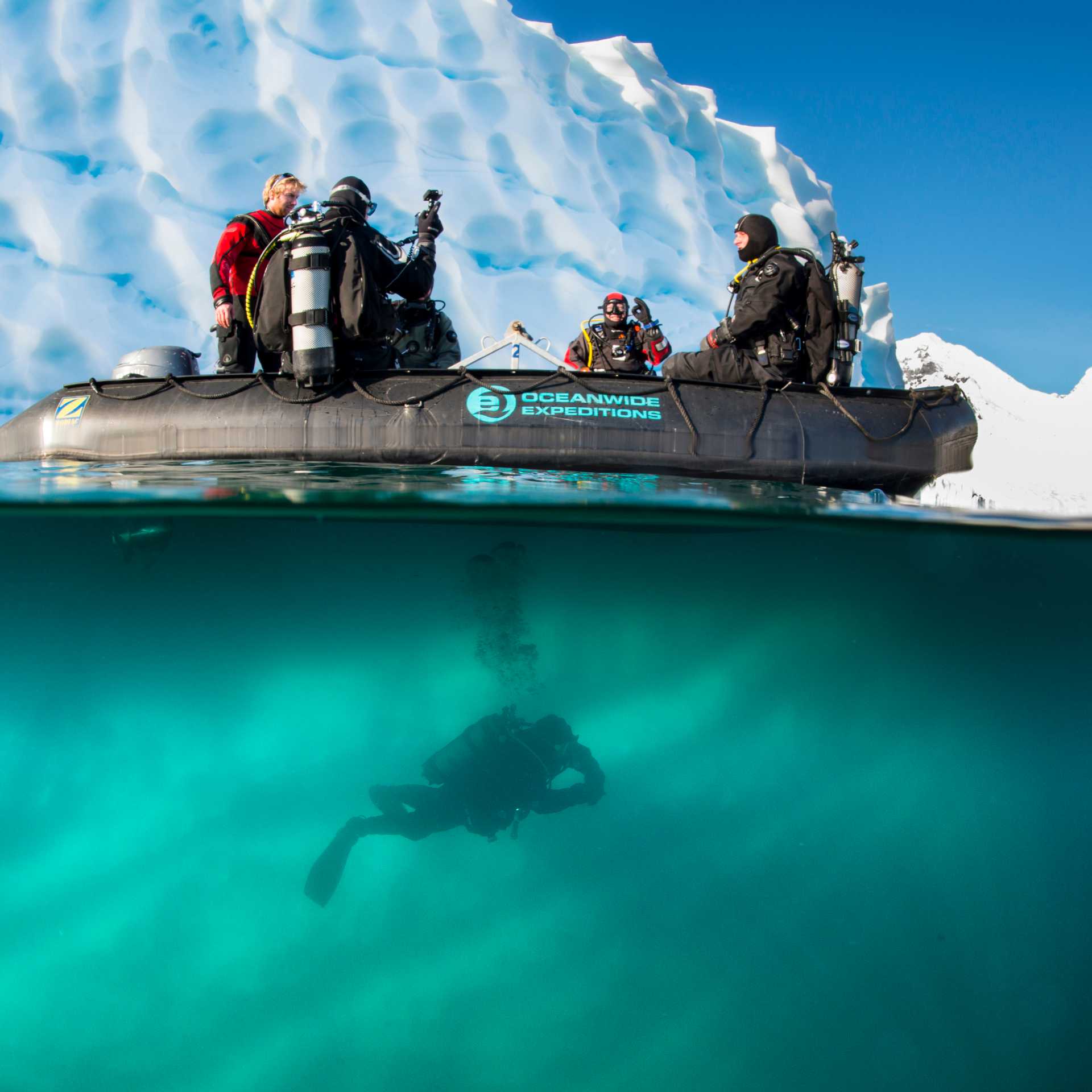 Diving in Antarctica