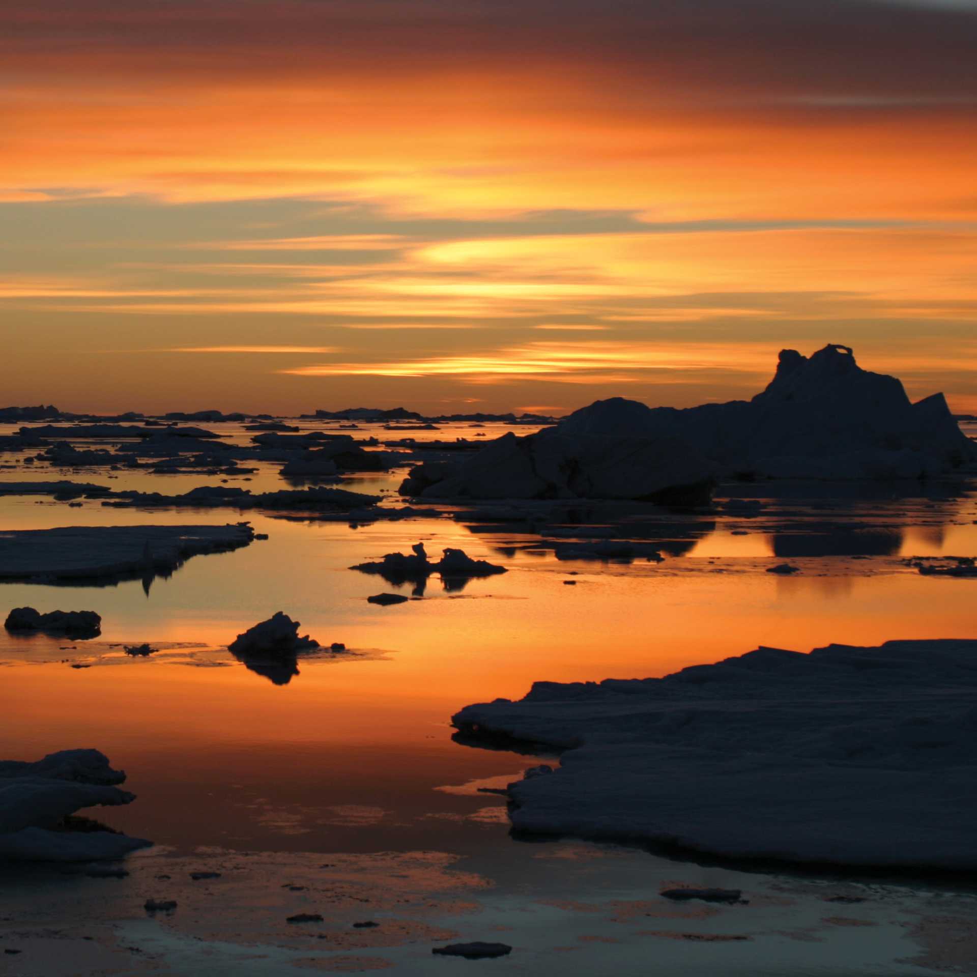 Sunrise in the Weddell Sea, Antarctica | Adam Tayler