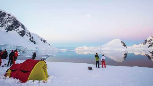 Camping on the ice in Antarctica | Justin Walker