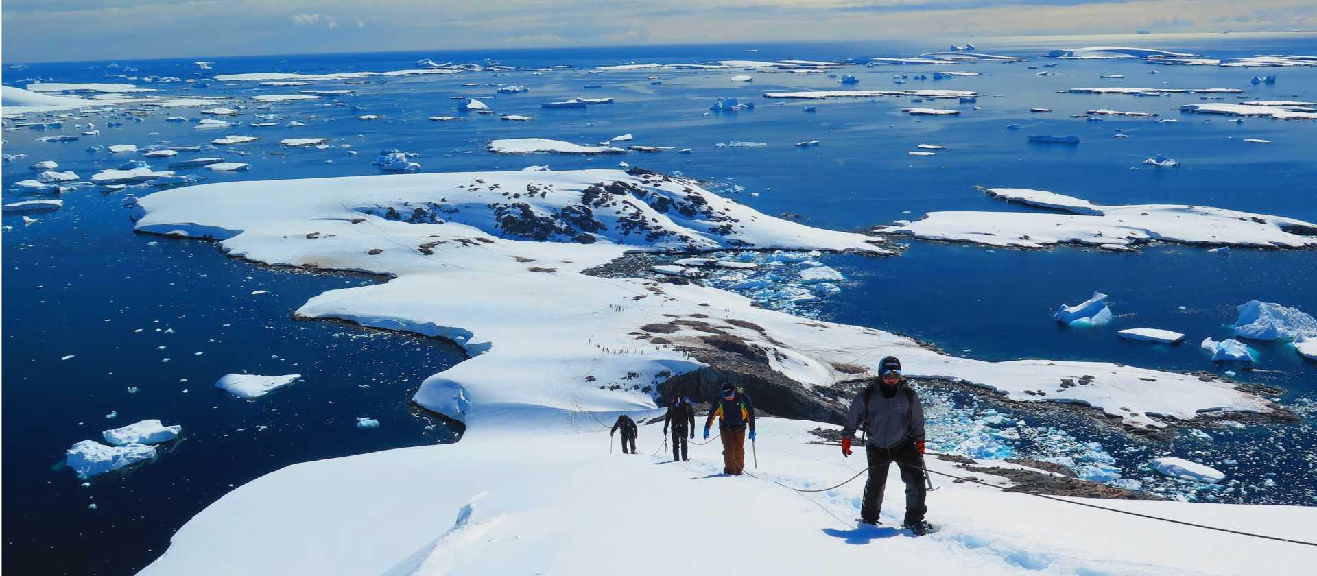 Spectacular views from a peak in Antarctica | Mal Haskins
