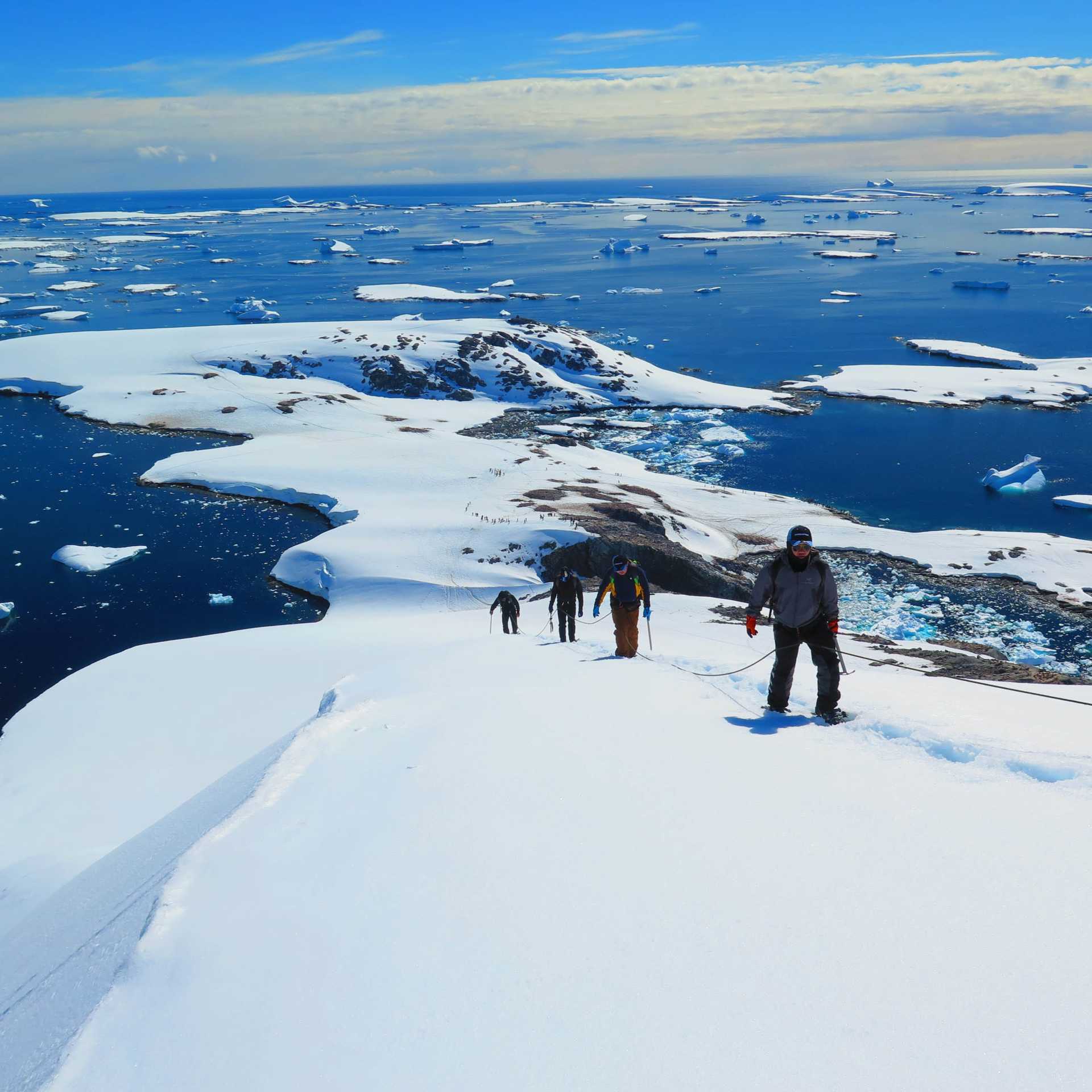 Spectacular views from a peak in Antarctica | Mal Haskins