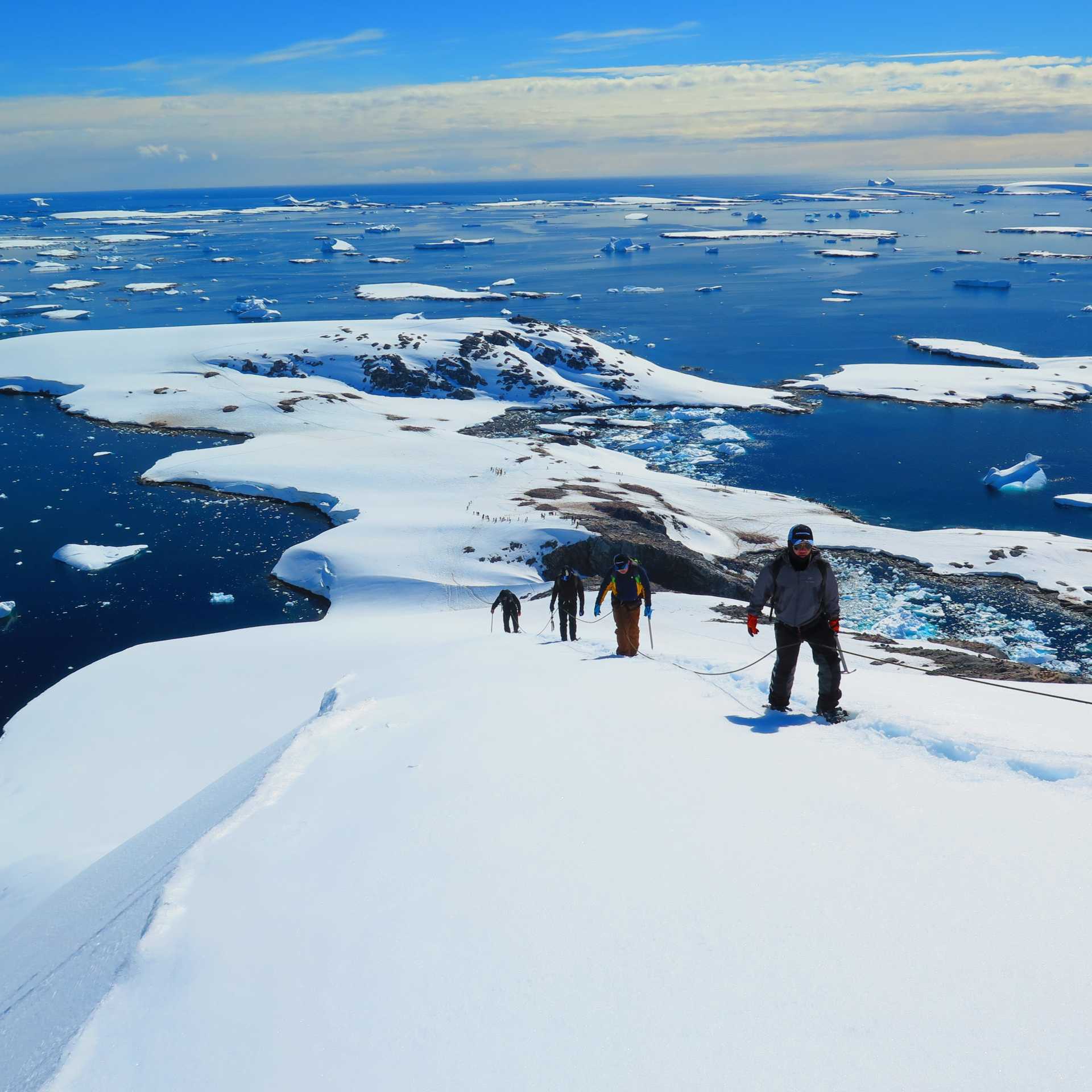 Spectacular views from a peak in Antarctica | Mal Haskins