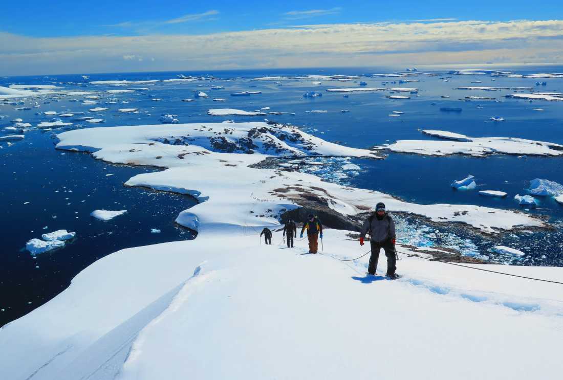 Spectacular views from a peak in Antarctica | Mal Haskins