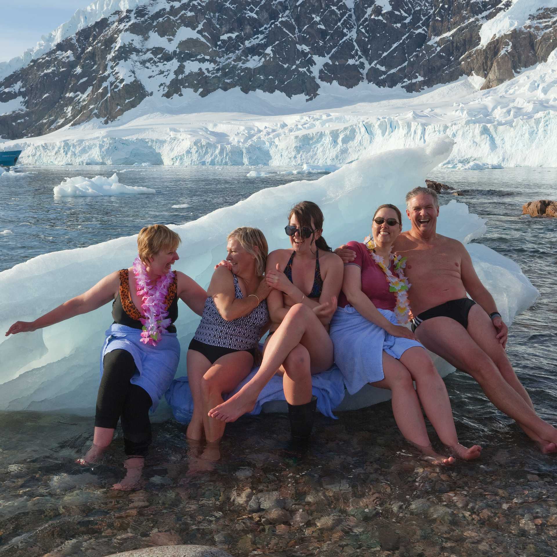 Quick dip in the Antarctic waters | Peter Walton