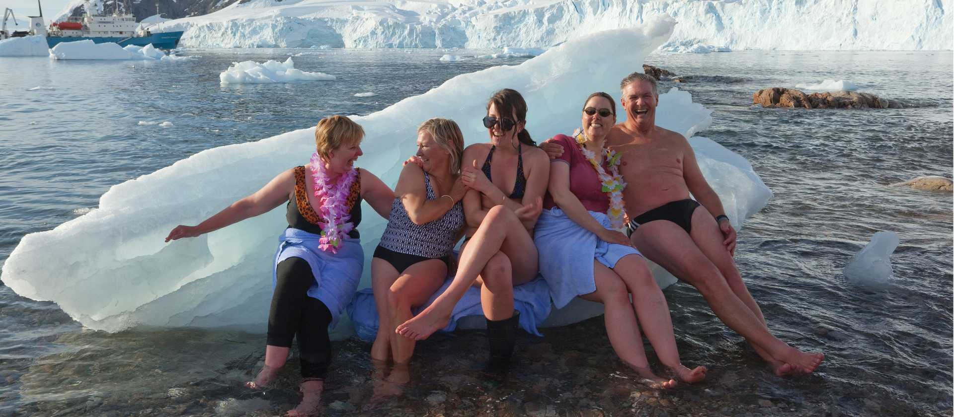 Quick dip in the Antarctic waters | Peter Walton