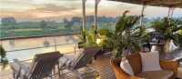 Enjoy the views from the spacious sun deck