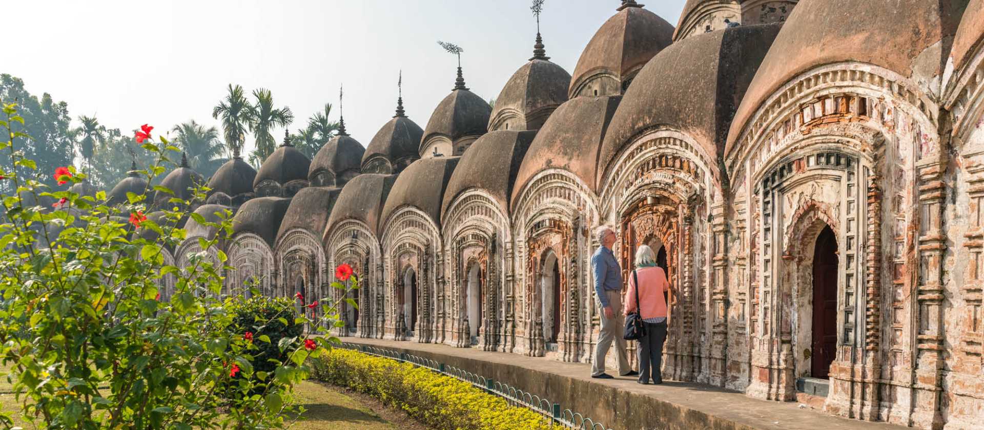 The temples of Naba Kailash in Kalna
