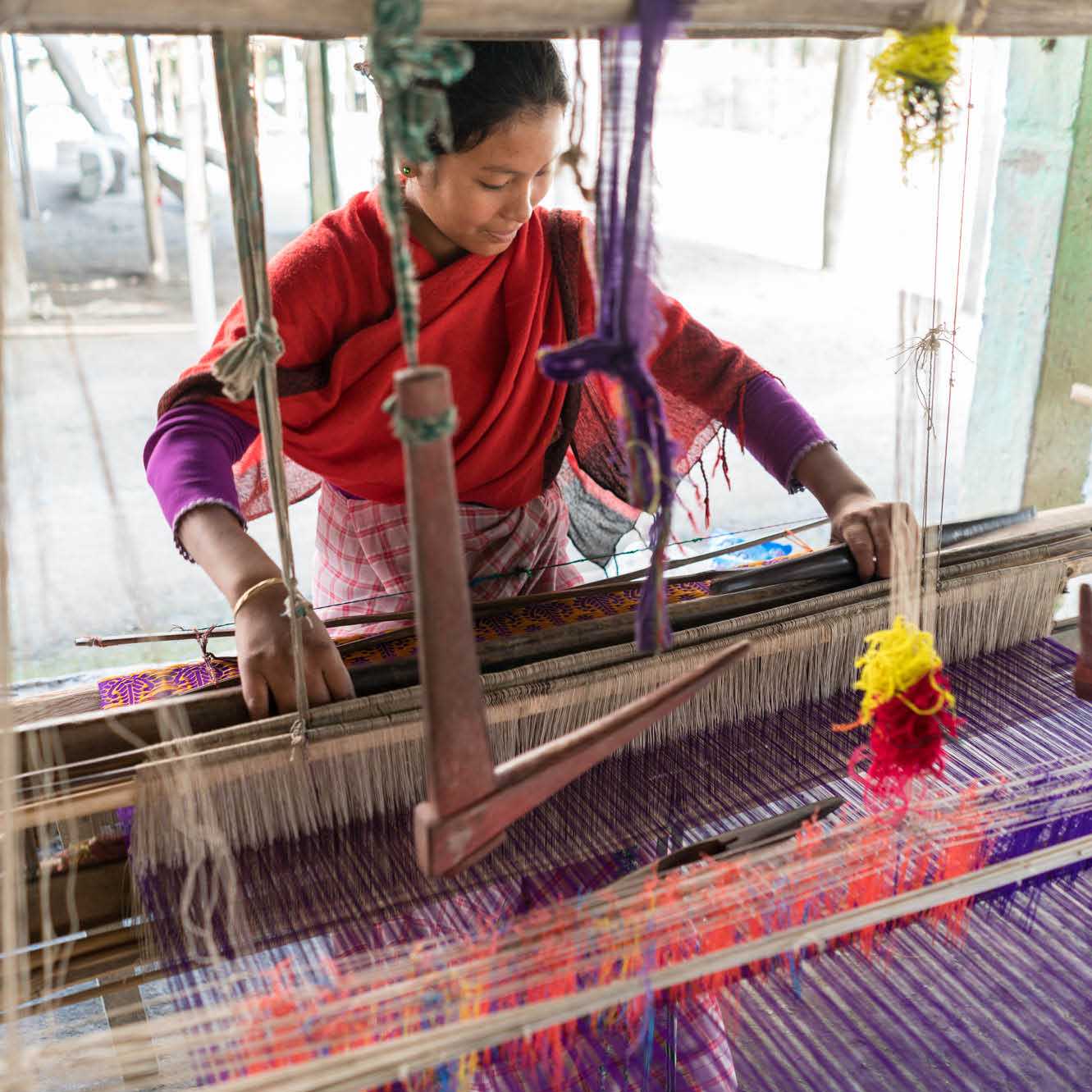 Silk production, Assam