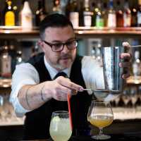 Enjoy a cocktail in the bar