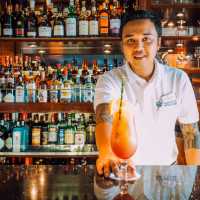 The bar the nightly meeting point