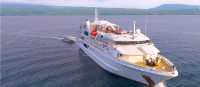 The Coral Discoverer with the Xplorer tender