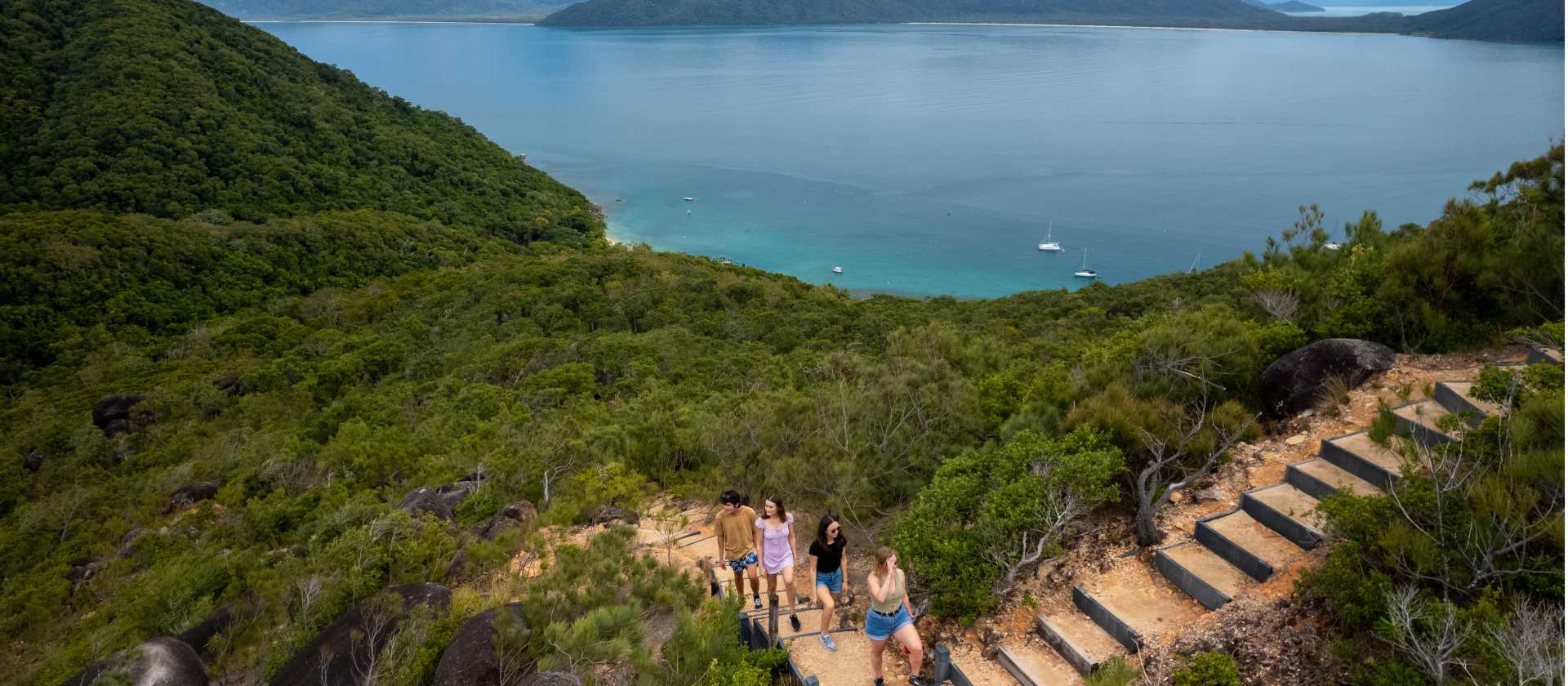 Hiking the Summit Track on Fitzroy Island | Tourism Tropical North Queensland