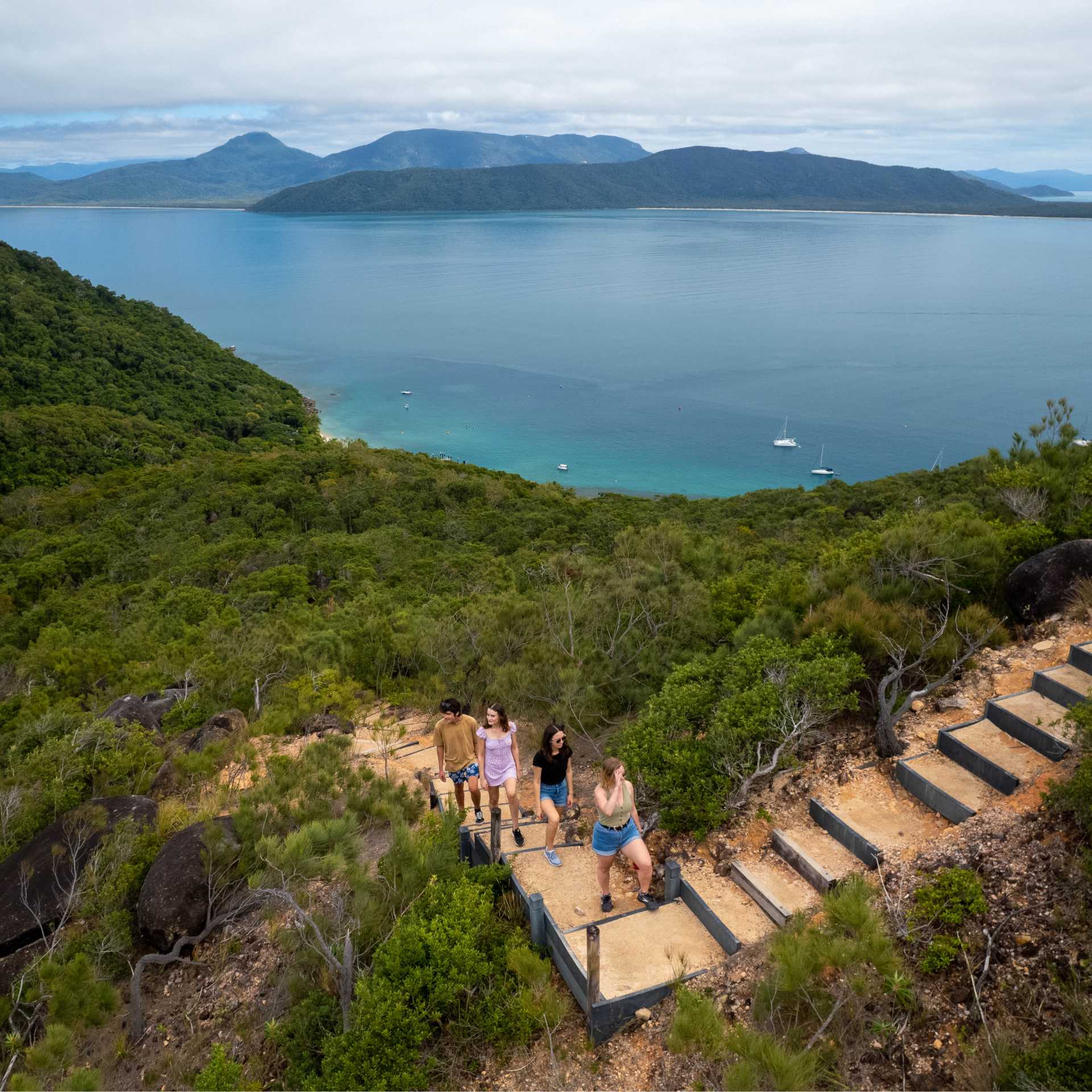 Hiking the Summit Track on Fitzroy Island | Tourism Tropical North Queensland