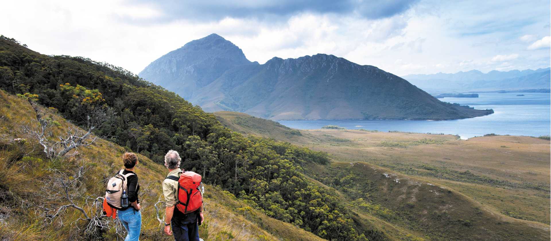 Hiking near Port Davey, Tasmania