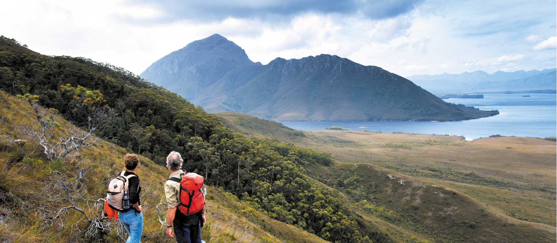 Hiking near Port Davey, Tasmania