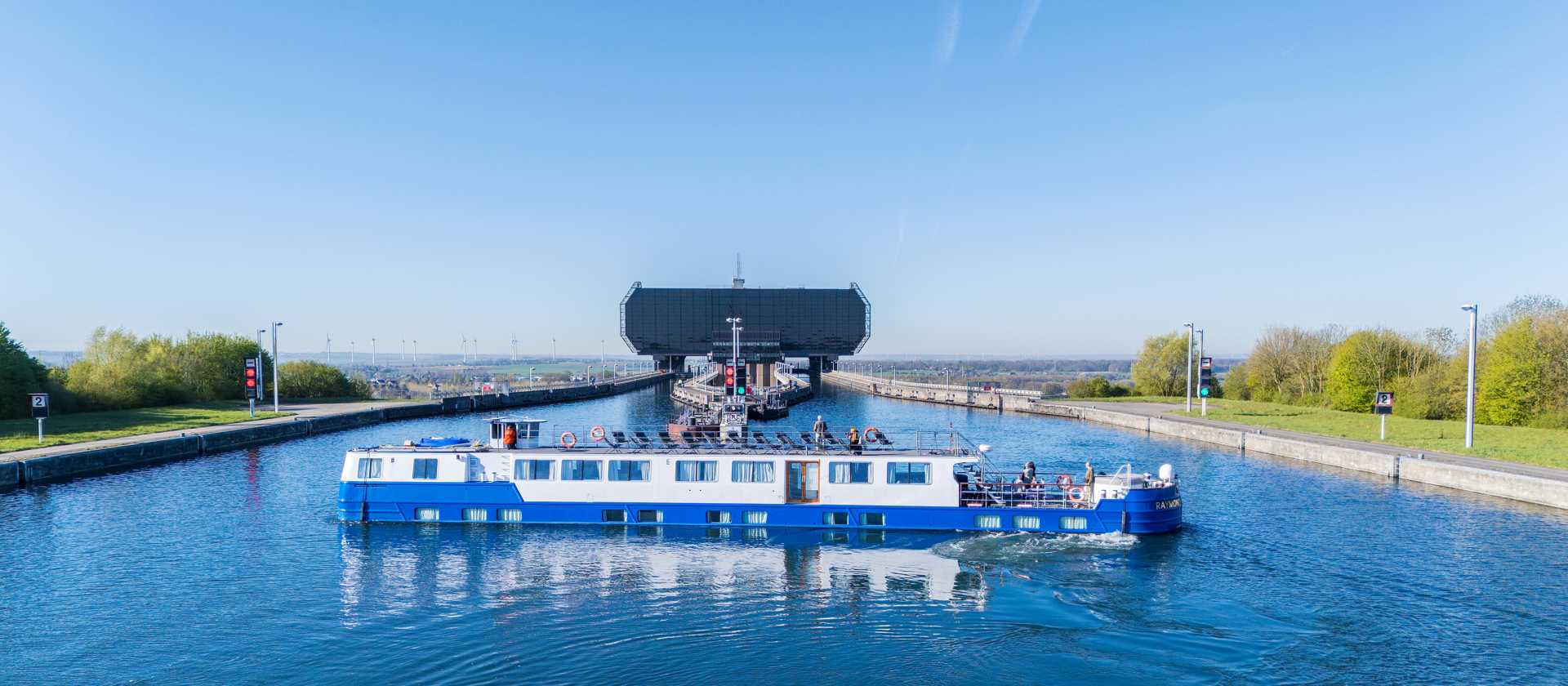 The premium barge Ms Raymonde in Belgium