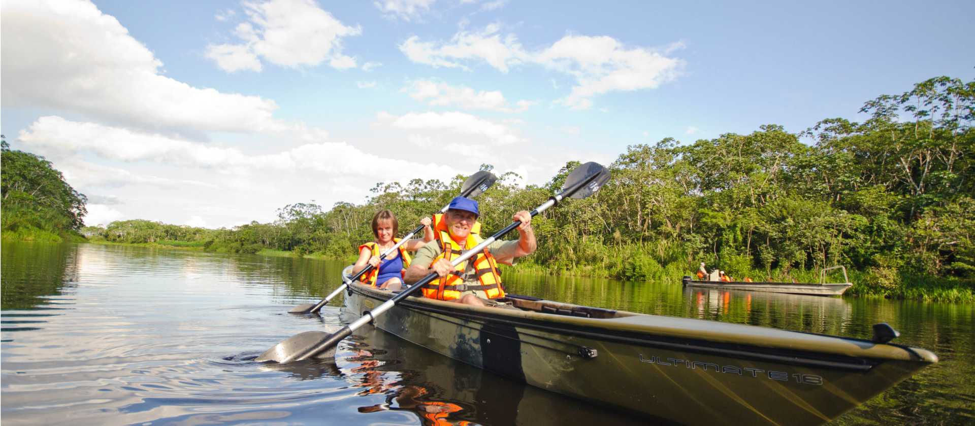 Kayaking is an excellent way to explore the waterways of the Peruvian Amazon